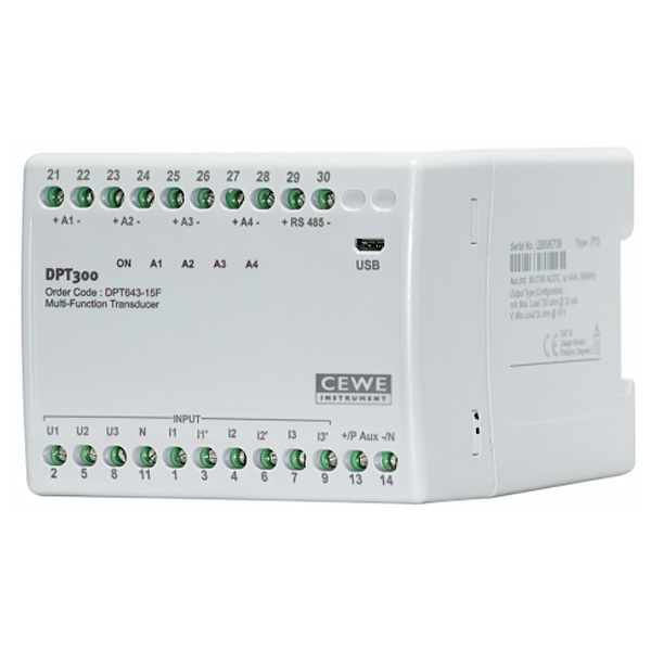 DPT643-15F | CEWE DPT300 Three Phase Multifunction Programmable Transducer
