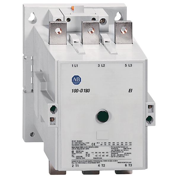 100-D180 EI 110-130VAC | Allen Bradley 100-D Series Contactor