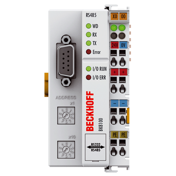 BK8100-1001 | Beckhoff RS485/RS232 Bus Couplers