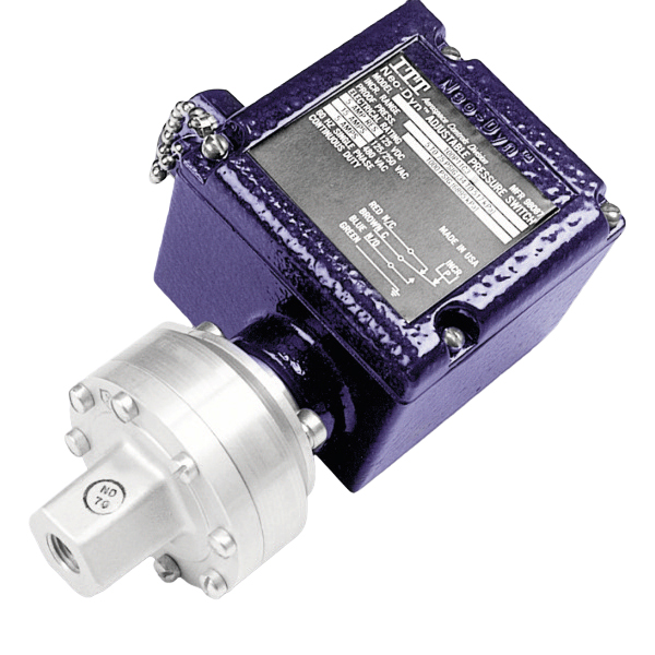 100P12C5 | ITT Neo-Dyn Series 100P NEMA 4 & 13 Pressure Switch/Internal Adjustment