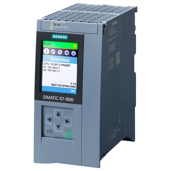 6ES7516-3FN02-0AB0 | Siemens SIMATIC S7-1500F CPU 1516F-3 PN/DP