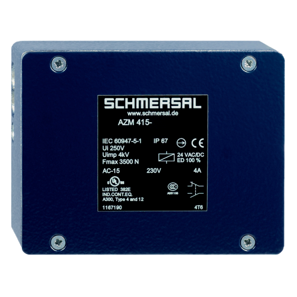 101186831 | Schmersal AZM 415-02/02ZPKT 24VAC/DC