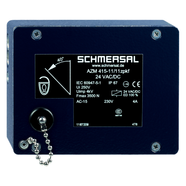 101167209 | Schmersal AZM 415-11/11ZPKF 24VAC/DC