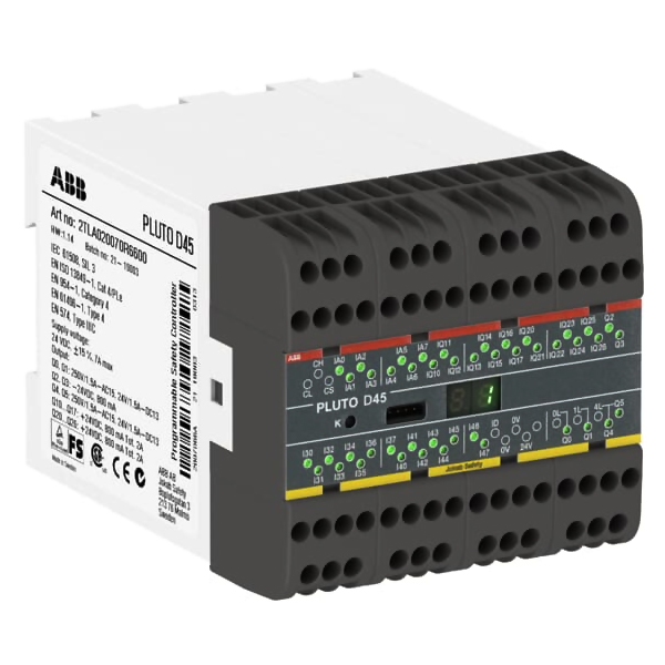 2TLA020070R6600 | ABB Jokab Safety Pluto D45 v2 Safety-PLC