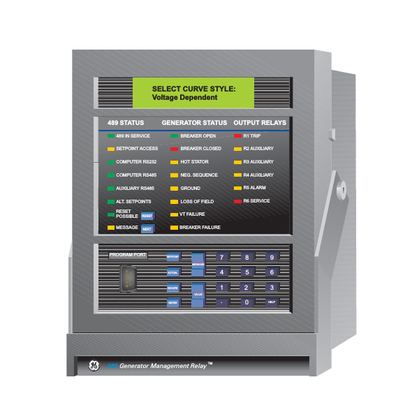 489-P5-HI-A20-E | GE Multilin 489 Generator Management Relay System