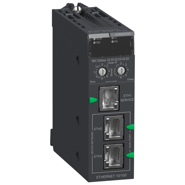 BMECRA31210C | Modicon X80 EIO Drop Adapter with Ethernet Backplane