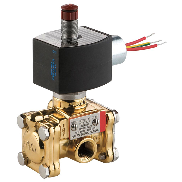 EV8316G081V | ASCO Solenoid 24VDC 3 Way 1/4"
